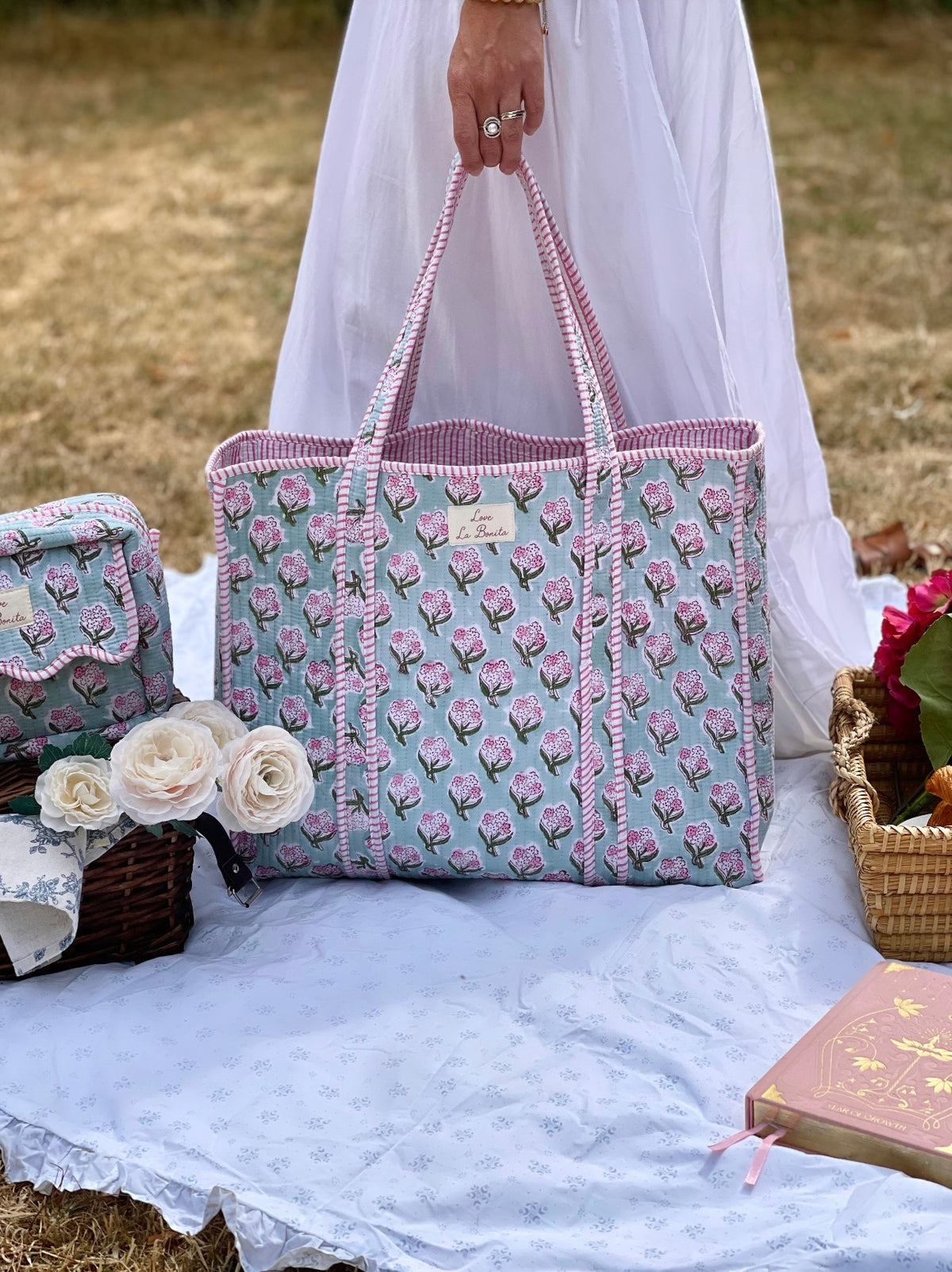 Pastel Bloom Tote